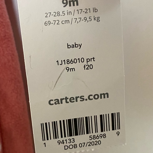 Carter’s Fleece Pajamas - Picture 2 of 2